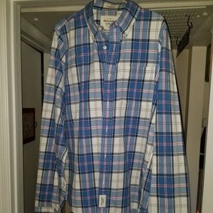 Abercrombie button-down plaid shirt